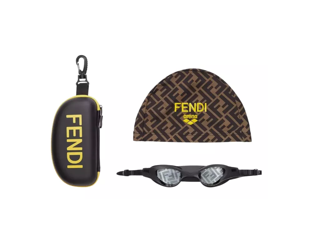 Occhiali nuoto e cuffia Fendi x Arena  FE40044U 01C